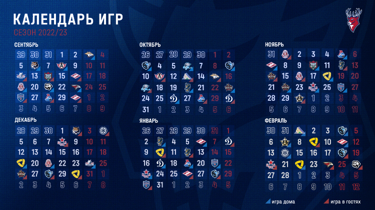 Khl расписание матчей