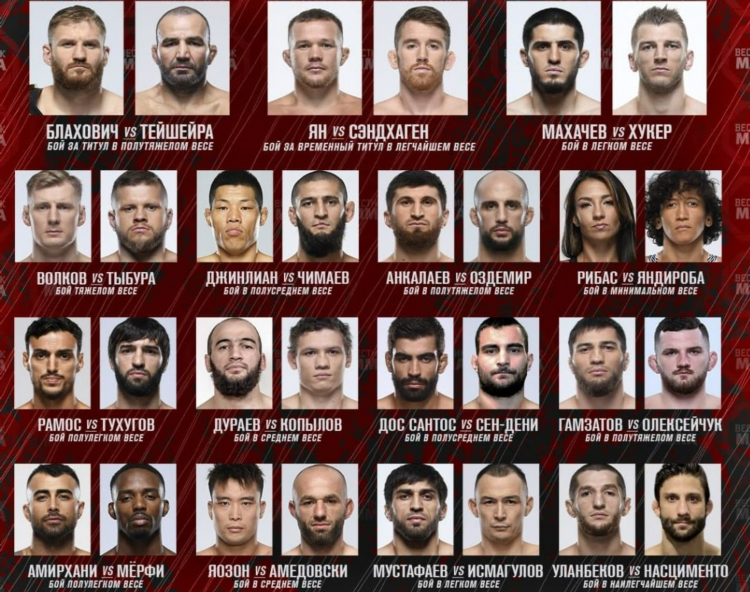 Ufc последний бой